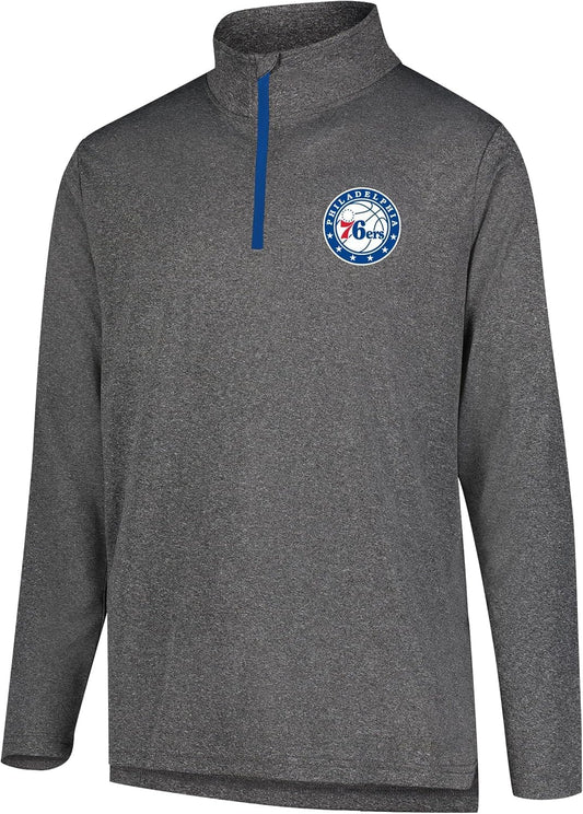 Men'S NBA Official Super Soft Quarter Zip Long Sleeve T-Shirt
