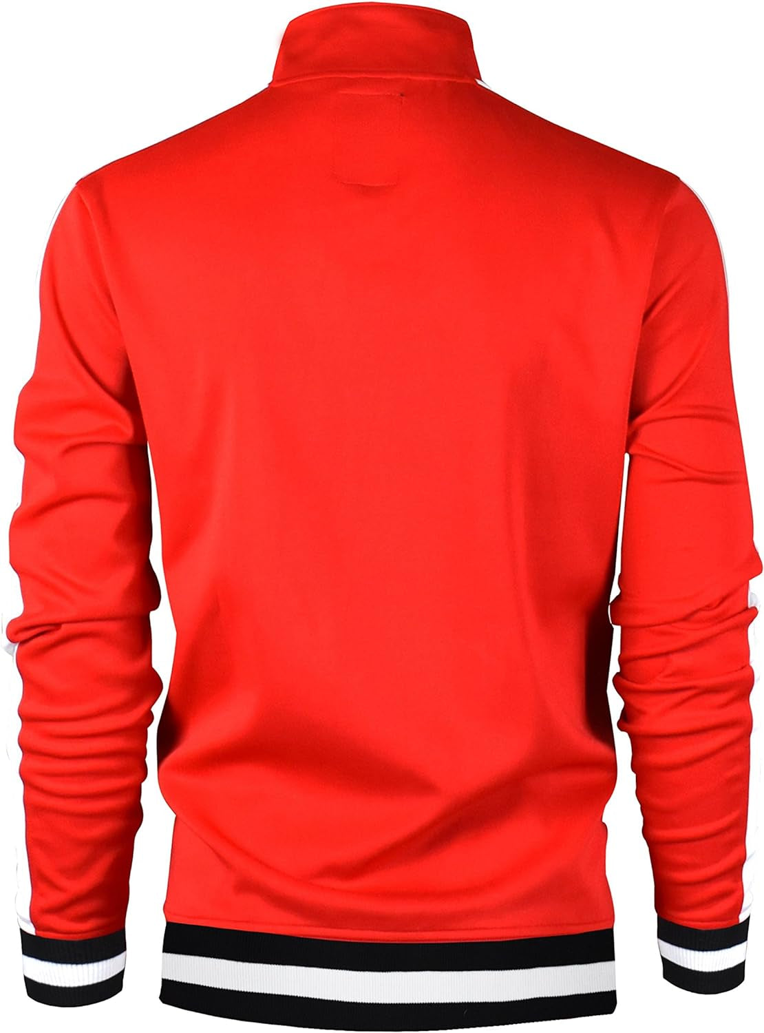 -TRACK JACKET Mens Urban Hip Hop Premium Track Jacket - Slim Fit Side Taping Sportswear Urbanwear Streetwear Top